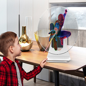 3D hologram led fan