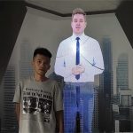 3D holographic human