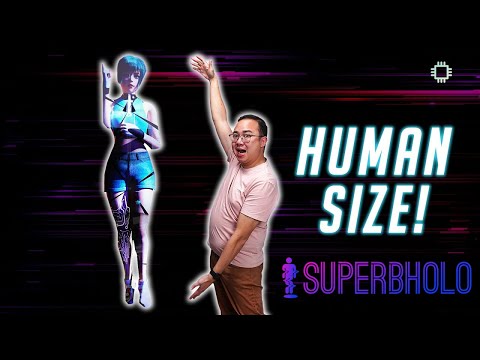 3D holographic human